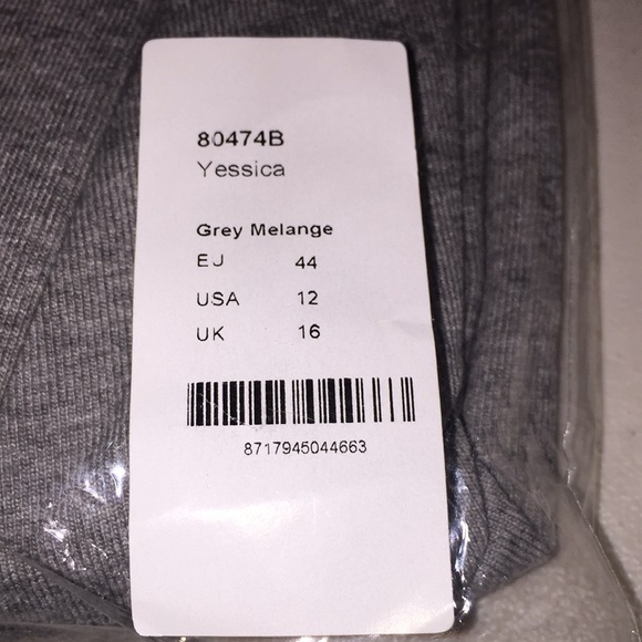 Basic By Yest Yessica Grey Melange Cardigan Size 12 - Picture 10 of 14
